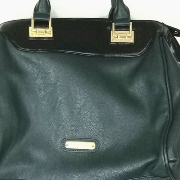 STEVE MADDEN Green & Black w/Gold Hardware Handbag - Picture 4 of 8